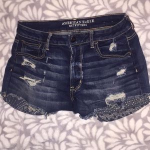 HI-Rise American Eagle festival Jean Shorts